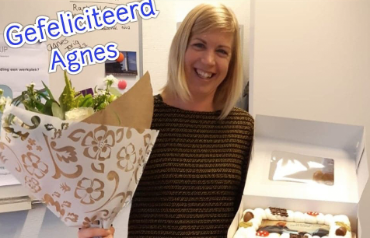 Agnes Stellingwerf-Aalbers 12,5 jaar in dienst!!